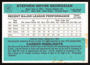 Steve Bedrosian Autographed 1984 Donruss Card #565 Atlanta Braves SKU #265140