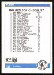 Tony LaRussa Autographed 1984 Fleer Card #649 Chicago White Sox SKU #265194