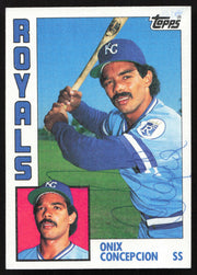 Onix Concepcion Autographed 1984 Topps Card #247 Kansas City Royals SKU #265212