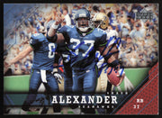 Shaun Alexander Autographed 2005 Upper Deck Card #164 Seattle Seahawks SKU #265244