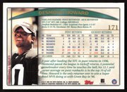 Desmond Howard Autographed 1998 Topps Card #171 Oakland Raiders SKU #265249