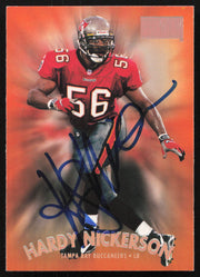 Hardy Nickerson Autographed 1997 Skybox Card #165 Tampa Bay Buccaneers SKU #265260