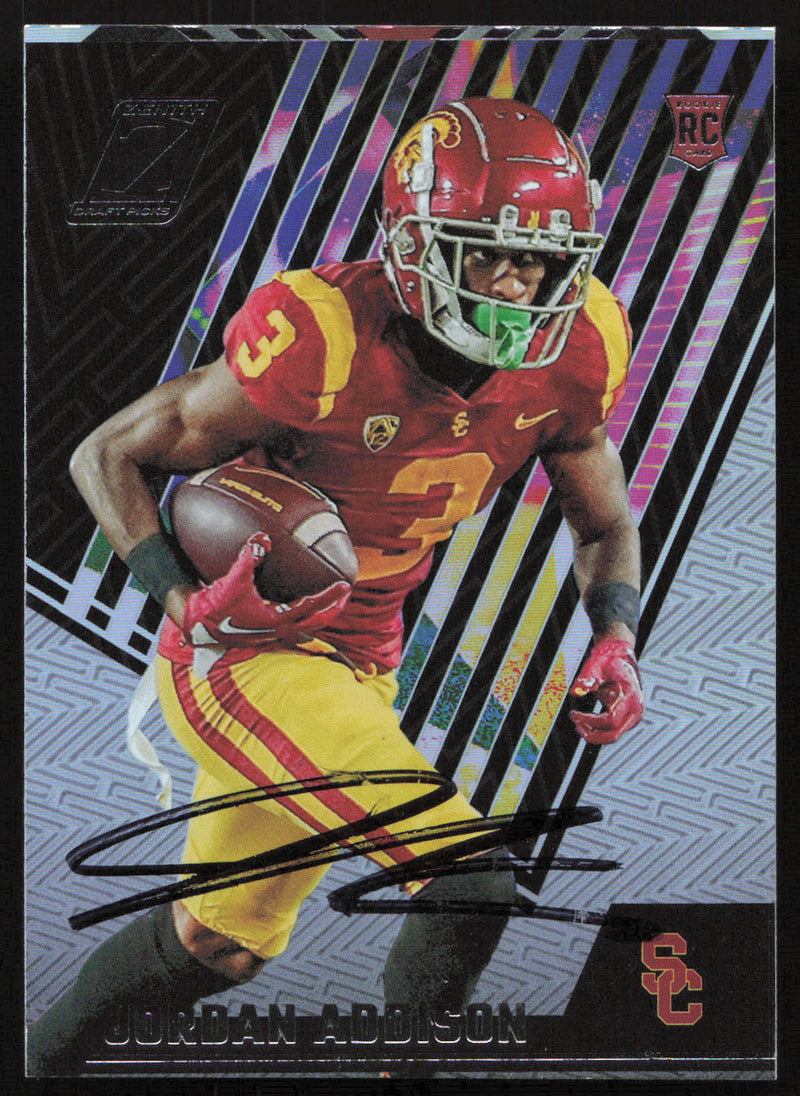 Jordan Addison Autographed 2023 Panini Zenith Card #9 Minnesota Vikings SKU #265276