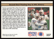 Warren Moon Autographed 1991 Pro Set Card #337 Houston Oilers SKU #265283