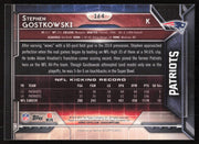 Stephen Gostkowski Autographed 2015 Topps Card #164 New England Patriots SKU #265286