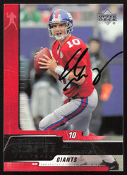 Eli Manning Autographed 2005 Upper Deck Card #64 New York Giants SKU #265316