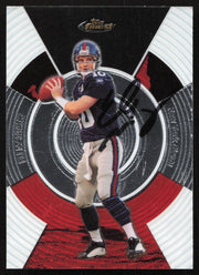Eli Manning Autographed 2005 Topps Finest Card #3 New York Giants SKU #265317