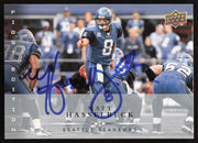 Matt Hasselbeck Autographed 2008 UD First Edition Card #129 Seattle Seahawks SKU #265339