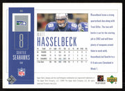 Matt Hasselbeck Autographed 2002 Upper Deck Card #86 Seattle Seahawks SKU #265341