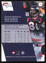 Rod Smith Autographed 1999 Collectors Edge Card #52 Denver Broncos SKU #265368