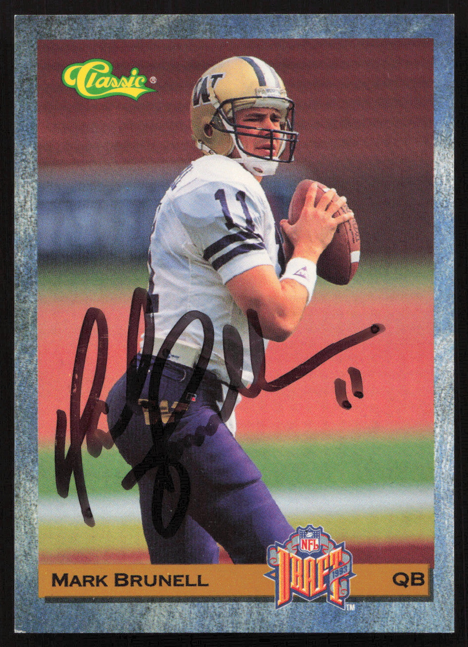 Mark Brunell Autographed 1993 Classic Rookie Card #88 Washington SKU #265386