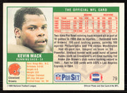 Kevin Mack Autographed 1989 Pro Set Card #79 Cleveland Browns SKU #265397