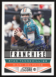 Ryan Tannehill Autographed 2013 Score Card #315 Miami Dolphins SKU #265401