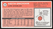 Keith Erickson Autographed 1970-71 Topps Card #38 Los Angeles Lakers SKU #264157