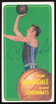 Tom Van Arsdale Autographed 1970-71 Topps Card #145 Cincinnati Royals SKU #264159