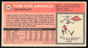 Tom Van Arsdale Autographed 1970-71 Topps Card #145 Cincinnati Royals SKU #264159