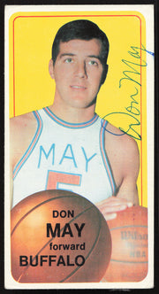 Don May Autographed 1970-71 Topps Card #152 Buffalo Braves SKU #264164