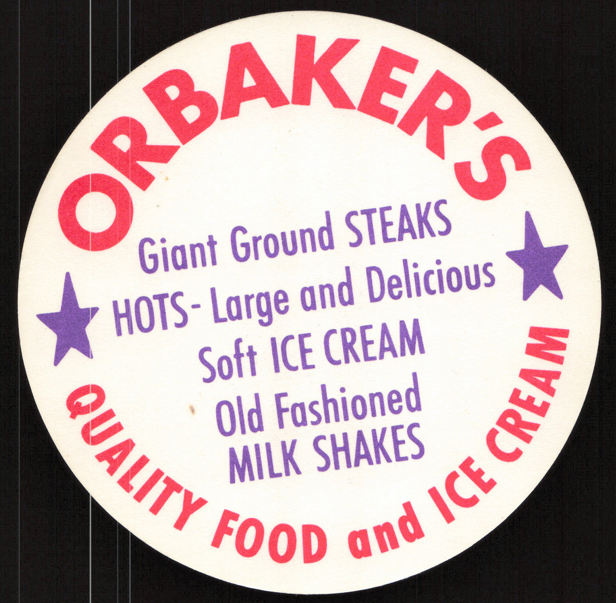 Steve Rogers Autographed 1976 MSA Orbaker's Ice Cream Card Montreal Expos SKU #264327