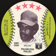 Dave Cash Autographed 1976 MSA Orbaker's Ice Cream Card Philadelphia Phillies SKU #264328