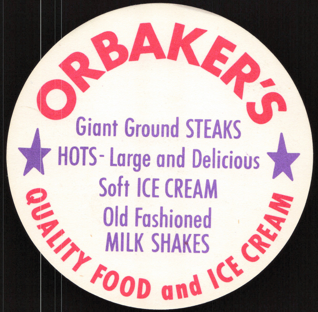 Ron Cey Autographed 1976 MSA Orbaker's Ice Cream Card Los Angeles Dodgers SKU #264334