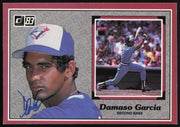 Damaso Garcia Autographed 1983 Donruss Action All Stars Card #17 Toronto Blue Jays SKU #264345