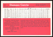 Damaso Garcia Autographed 1983 Donruss Action All Stars Card #17 Toronto Blue Jays SKU #264345