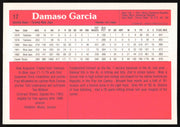 Damaso Garcia Autographed 1983 Donruss Action All Stars Card #17 Toronto Blue Jays SKU #264346