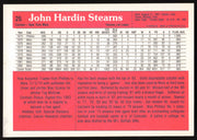 John Stearns Autographed 1983 Donruss Action All Stars Card #25 New York Mets SKU #264348