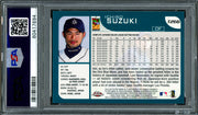 Ichiro Suzuki Autographed 2001 Topps Chrome Traded Rookie Card #T266 Seattle Mariners PSA 9 Auto Grade Gem Mint 10 "01 ROY/MVP" PSA/DNA #60417694