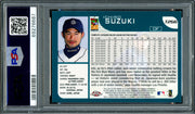 Ichiro Suzuki Autographed 2001 Topps Chrome Traded Rookie Card #T266 Seattle Mariners PSA 9 Auto Grade Gem Mint 10 "01 ROY/MVP" PSA/DNA #69276687