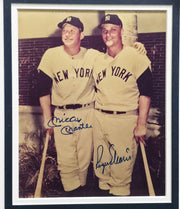 Mickey Mantle & Roger Maris Autographed Framed 8x10 Photo New York Yankees Beckett BAS #AC61173