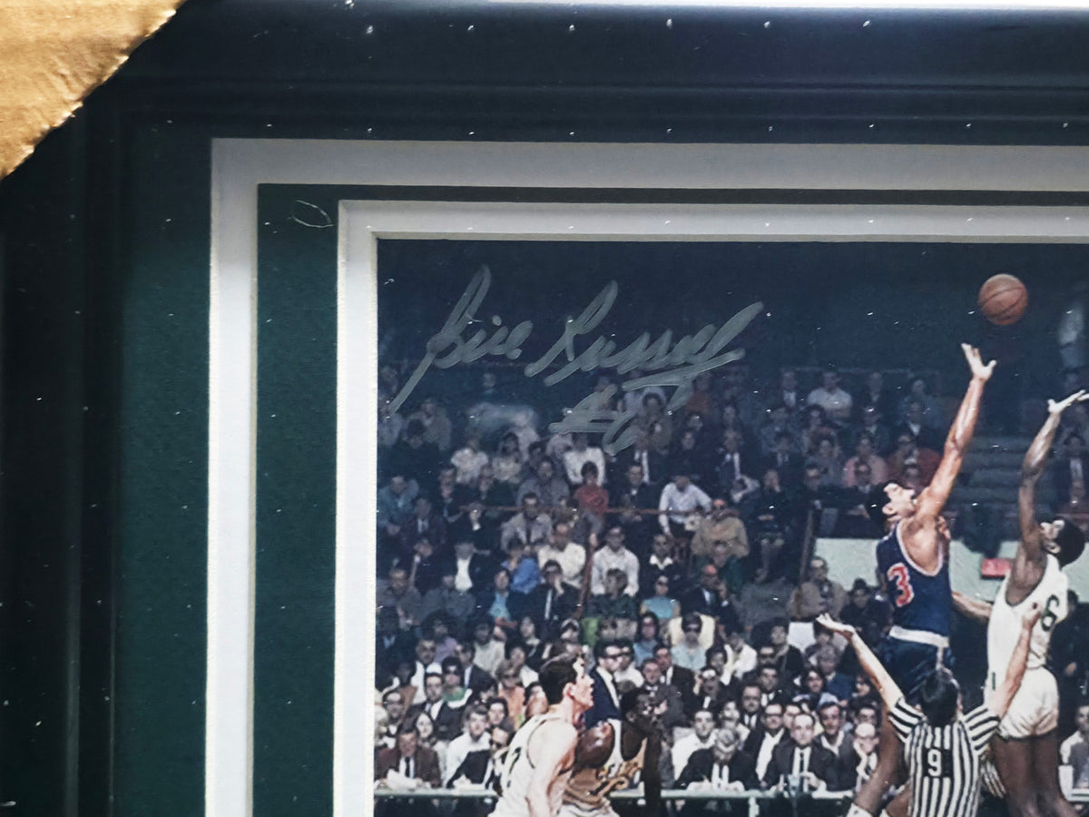 Bill Russell Autographed Framed 8x10 Photo Boston Celtics Beckett BAS #AE85151