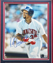 Kirby Puckett Autographed Framed 8x10 Photo Minnesota Twins Beckett BAS #AE37126