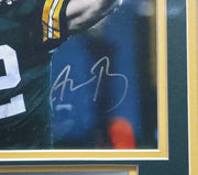 Aaron Rodgers Autographed Framed 8x10 Photo Green Bay Packers Beckett BAS QR #BA85100