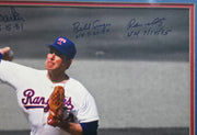 No Hitter Pitcher Club Autographed Framed 16x20 Photo With 11 Signatures Including Nolan Ryan. JSA #Z23139