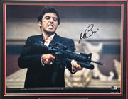 Al Pacino Autographed Framed 16x20 Photo Scarface Beckett BAS QR #BN16670