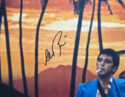 Al Pacino Autographed Framed 16x20 Photo Scarface Beckett BAS QR #BN16675
