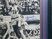 Wilt Chamberlain Autographed Framed 16x20 Photo Philadelphia 76ers Auto Grade Gem Mint 10 PSA/DNA #AO09134