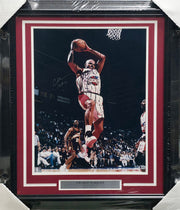 Charles Barkley Autographed Framed 16x20 Photo Houston Rockets Beckett BAS #Z45763
