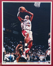 Charles Barkley Autographed Framed 16x20 Photo Houston Rockets Beckett BAS #Z45763