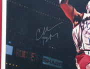 Charles Barkley Autographed Framed 16x20 Photo Houston Rockets Beckett BAS #Z45763