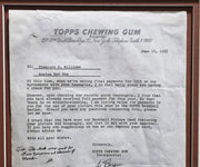 Ted Williams Autographed Framed 1955 Topps Contract Boston Red Sox With Sy Berger PSA/DNA #AO09942