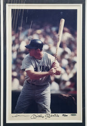 Mickey Mantle Autographed Framed 12x20 Neil Leifer Photo New York Yankees #371/500 UDA Holo #AAE15989