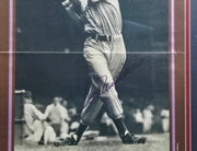 Ted Williams Autographed Framed 12x15 Poster Boston Red Sox Beckett BAS #AE50742