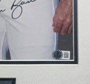 Nolan Ryan & George Brett Autographed Framed 16x20 Photo Beckett BAS #AE85529