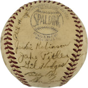 1948 Brooklyn Dodgers Team Autographed Official Frick NL Baseball With 31 Signatures Including Jackie Robinson PSA/DNA #AS04869