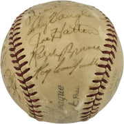 1948 Brooklyn Dodgers Team Autographed Official Frick NL Baseball With 31 Signatures Including Jackie Robinson PSA/DNA #AS04869