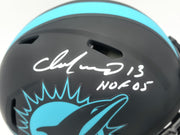 Dan Marino Autographed Miami Dolphins Eclipse Black Full Size Speed Authentic Helmet "HOF 05" Beckett BAS Witness #4W144018