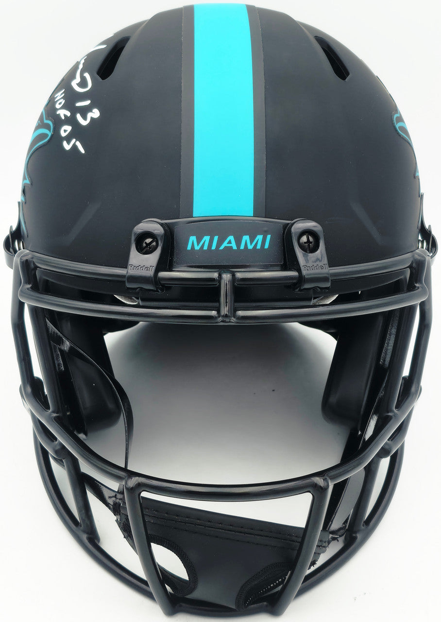 Dan Marino Autographed Miami Dolphins Eclipse Black Full Size Speed Authentic Helmet "HOF 05" Beckett BAS Witness #4W144018