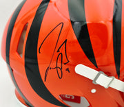 Joe Burrow Autographed Cincinnati Bengals Orange Full Size Speed Authentic Helmet Fanatics Holo #NB38153154
